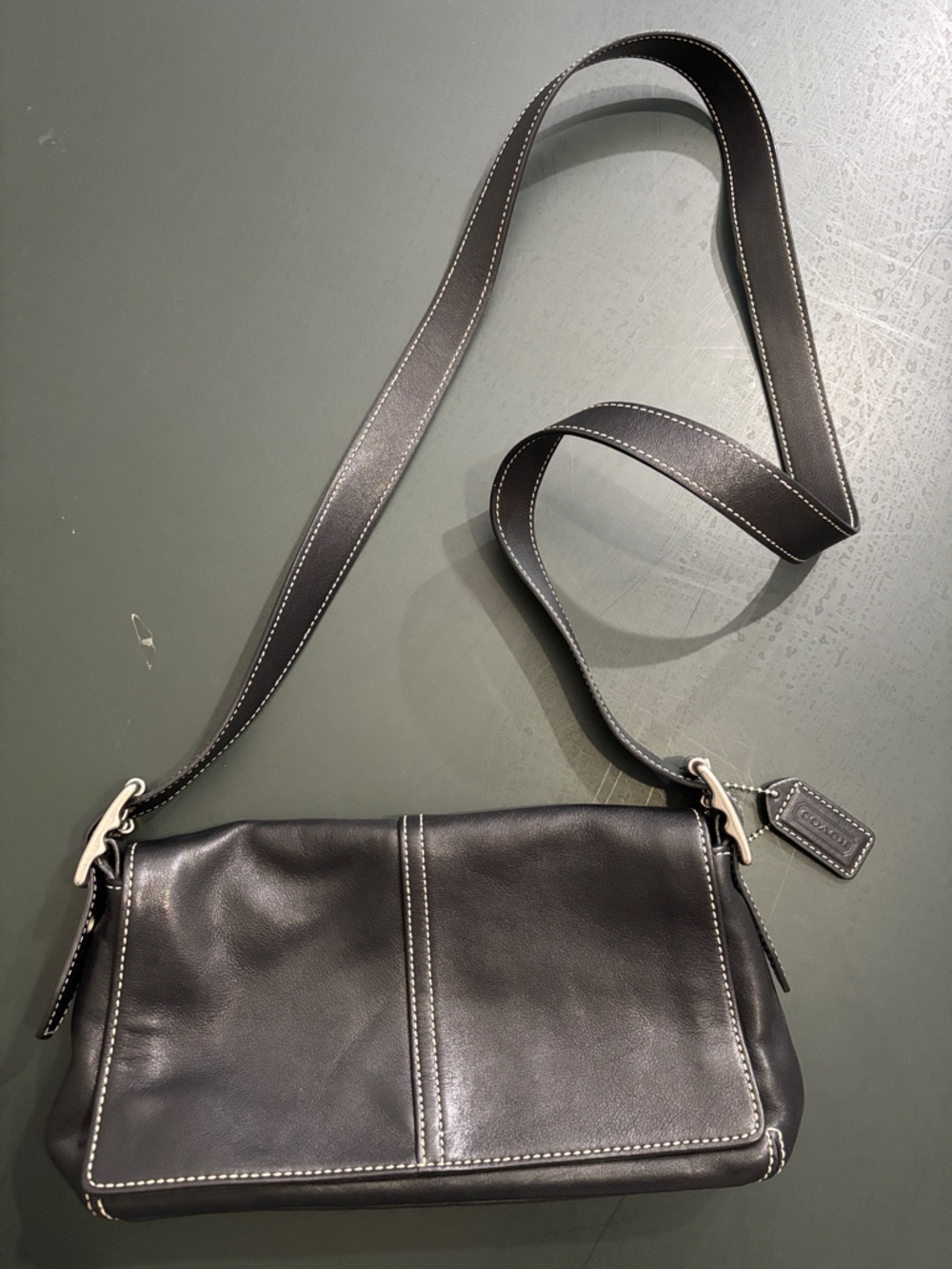 Vintage Coach Demi Flap Crossbody